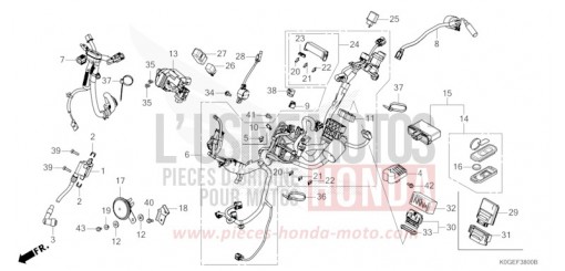 WIRE HARNESS (1) C125AN de 2022